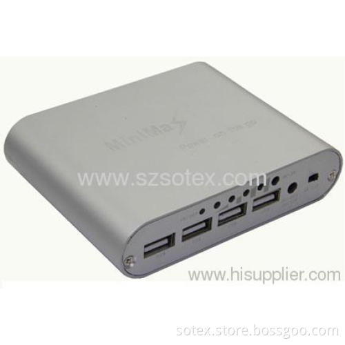11200mah Protable Power Bank With 4usb